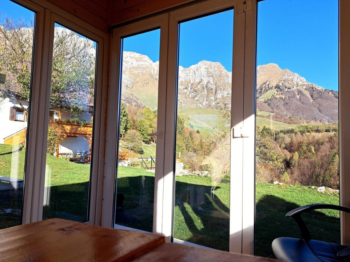 Apartma Humar Kobarid Esterno foto